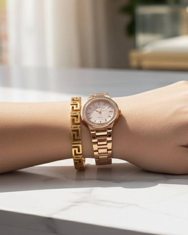 Versace Bangle & Watch Gift Set