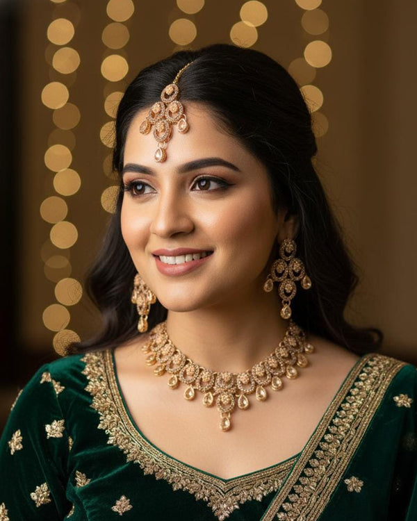Bridal Gold Plated Jewelry Set