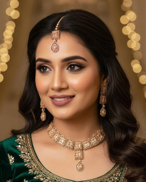 Royal Choker Bridal Jewelry Set